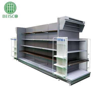 Supermarket shelving heavy duty shelf